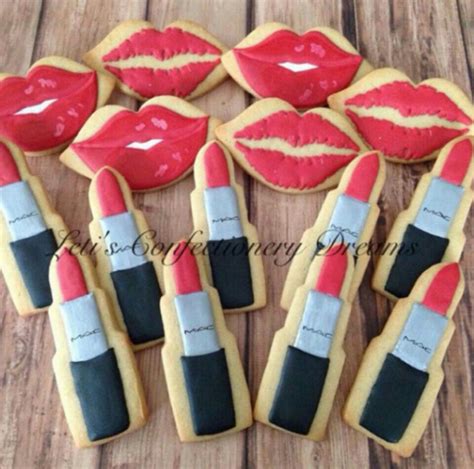 chanel lipstick cookies